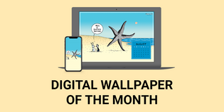  MUTTS Digital Wallpaper of the Month: August 2023