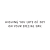 'Your Special Day' Birthday Card