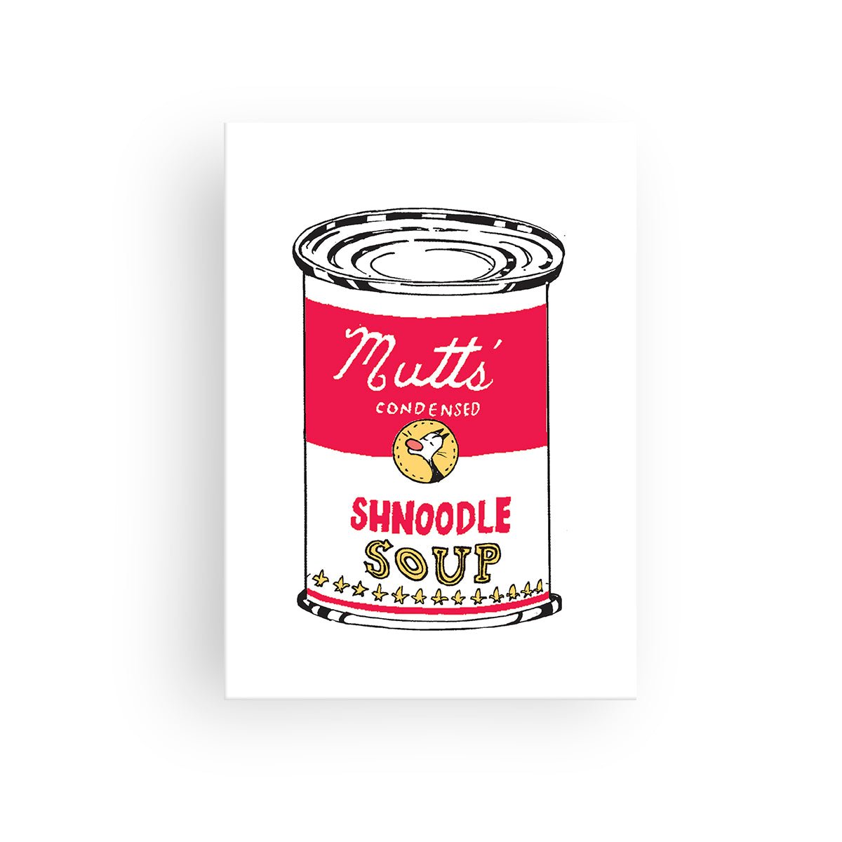 Shnoodle Soup' Title Panel Greeting Card – MUTTS