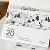 2026 Desk Calendar (WITH STAND) - MUTTS