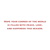 'Peace on Earth' Holiday Card