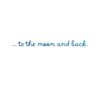 'To the Moon and Back' Greeting Card