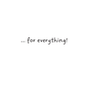 'Thanks for Everything' Thank You Card