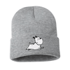 Grey Heather 'Sparky Unchained' Knit Cap