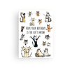 'The Cat's Meow' Birthday Card
