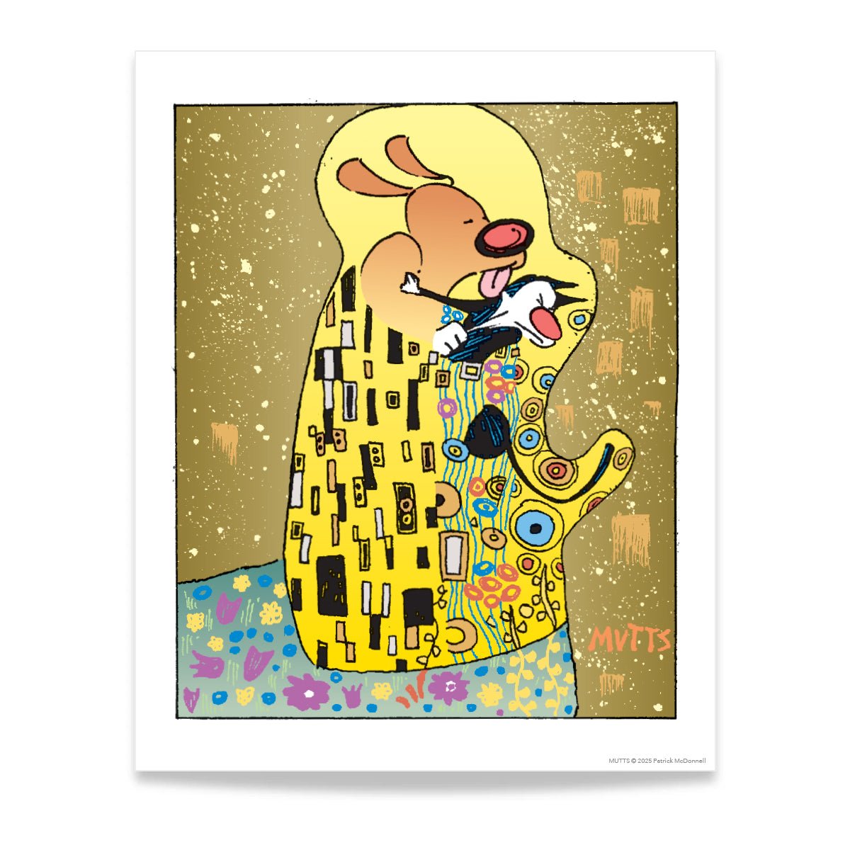 Dog Kisses' Museum-Quality Print – MUTTS