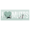 'MUTTS Lover' Green Sticker