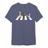 'Tabby Road' Eggplant Tee