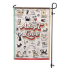 'Adopt Love' Garden Flag - MUTTS