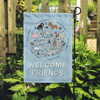 'Welcome Friends' Garden Flag
