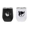 White Dog Insulated Wine Tumbler (Yin Yang)