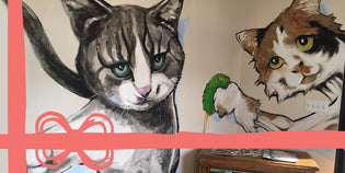  Artist Paints Mural at Cat Sanctuary to Celebrate the Gift of Nothing Day