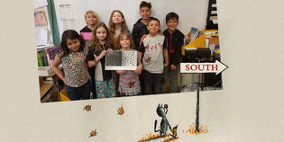  Elementary students create stories for picture book "South"