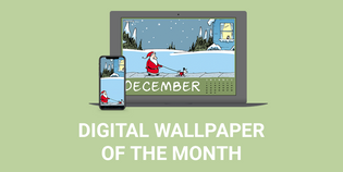  MUTTS Digital Wallpaper of the Month: December 2024