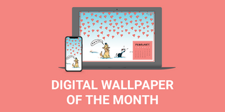  MUTTS Digital Wallpaper of the Month: February 2024