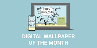  MUTTS Digital Wallpaper of the Month: January 2023