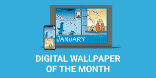  MUTTS Digital Wallpaper of the Month: January 2025