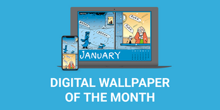  MUTTS Digital Wallpaper of the Month: January 2025