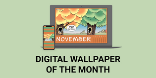  MUTTS Digital Wallpaper of the Month: November 2024