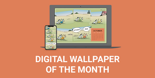  MUTTS Digital Wallpaper of the Month: October 2023