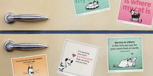 Check Out This New Set of Quotable MUTTS Magnets!