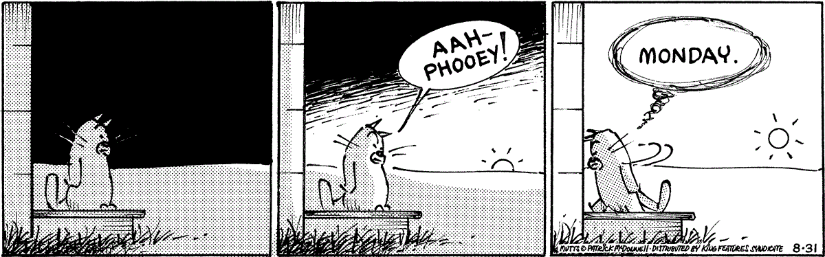 August 31 2026, Daily Comic Strip