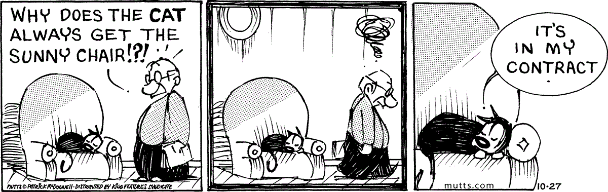 October 27 2025, Daily Comic Strip – MUTTS