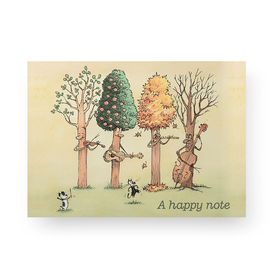 'A Happy Note' Greeting Card – MUTTS