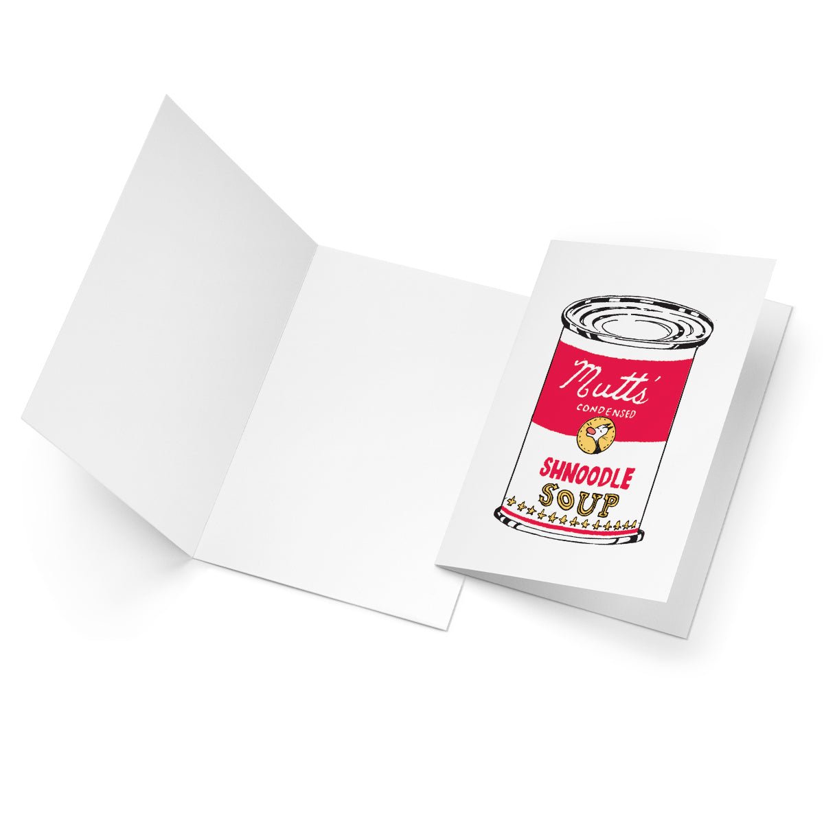 'Shnoodle Soup' Title Panel Greeting Card - MUTTS