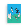 'Furry Dance' Title Panel Greeting Card - MUTTS