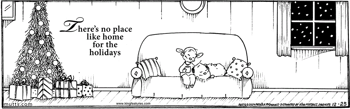December 25 2024, Daily Comic Strip – MUTTS