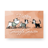 'Snuggle Season' Greeting Card - MUTTS