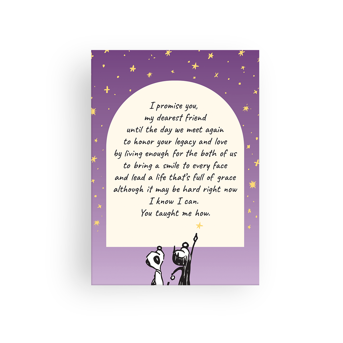 'My Dearest Friend' Rainbow Bridge Card - MUTTS