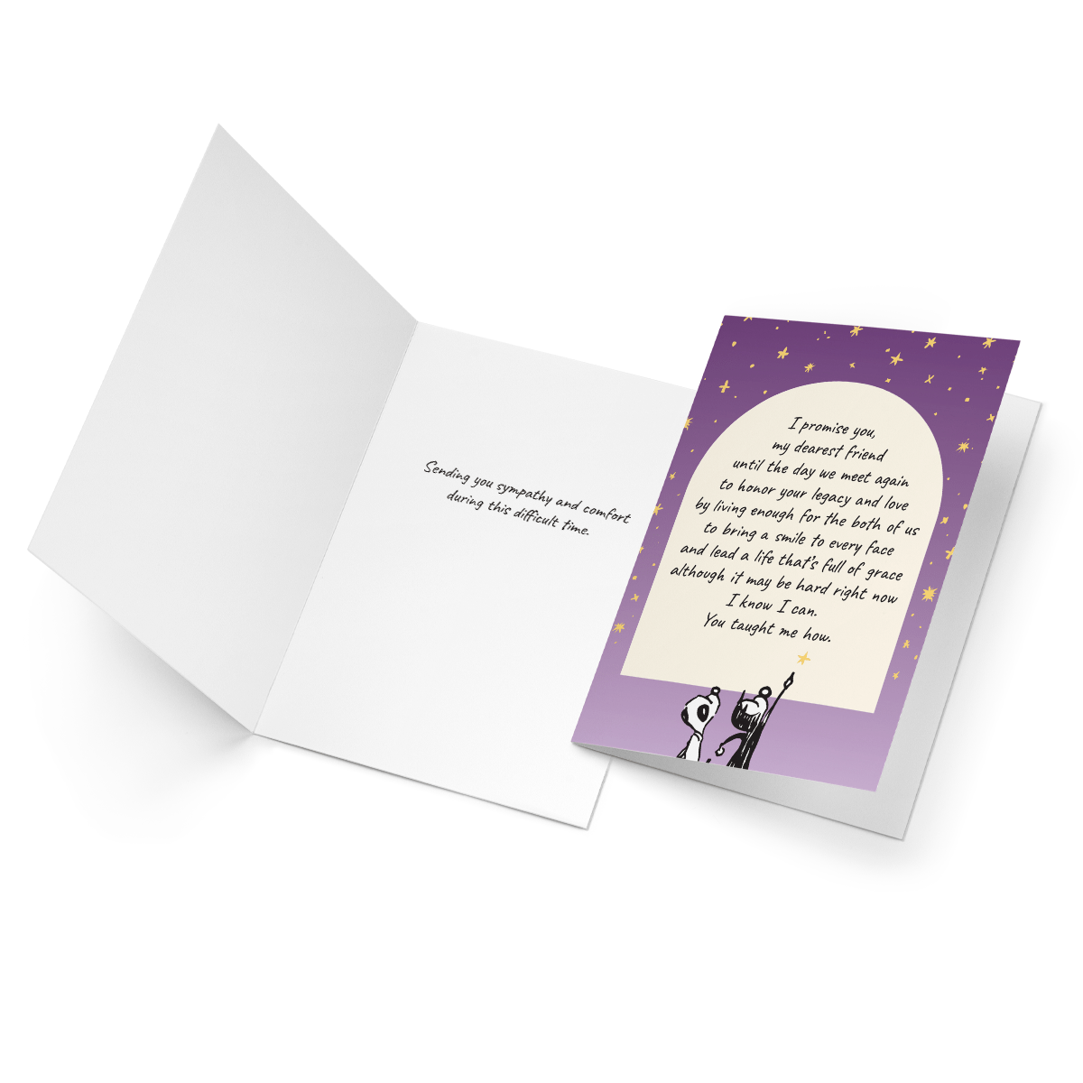'My Dearest Friend' Rainbow Bridge Card - MUTTS