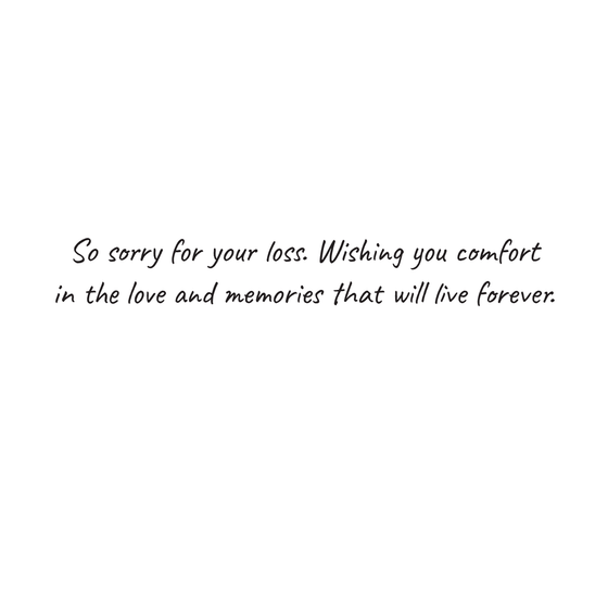 'Forever Loved' Rainbow Bridge Card - MUTTS