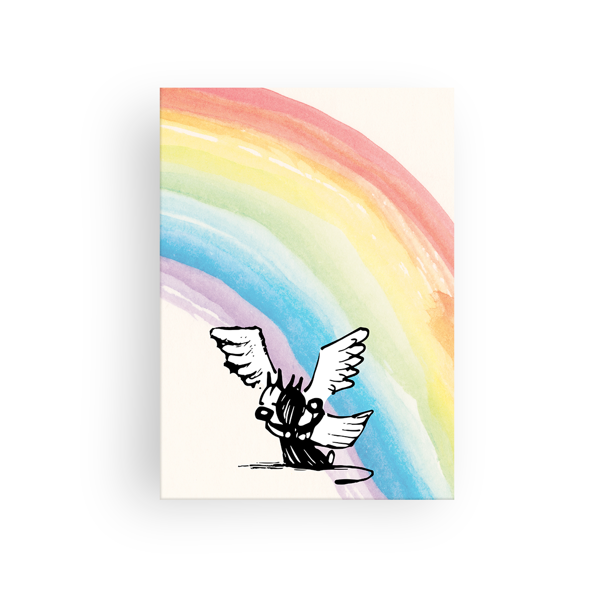 'Rainbow Angel' Pet Sympathy Card