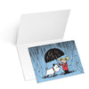 'Umbrella in the Storm' Greeting Card - MUTTS
