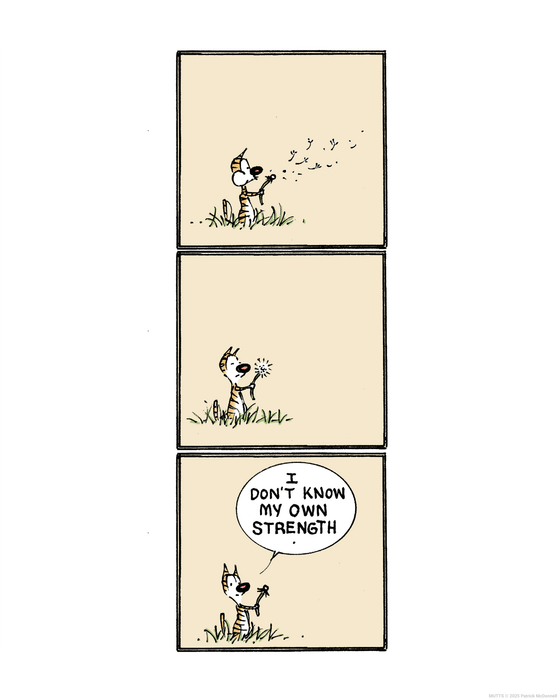 'Know My Strength' Museum - Quality Print - MUTTS