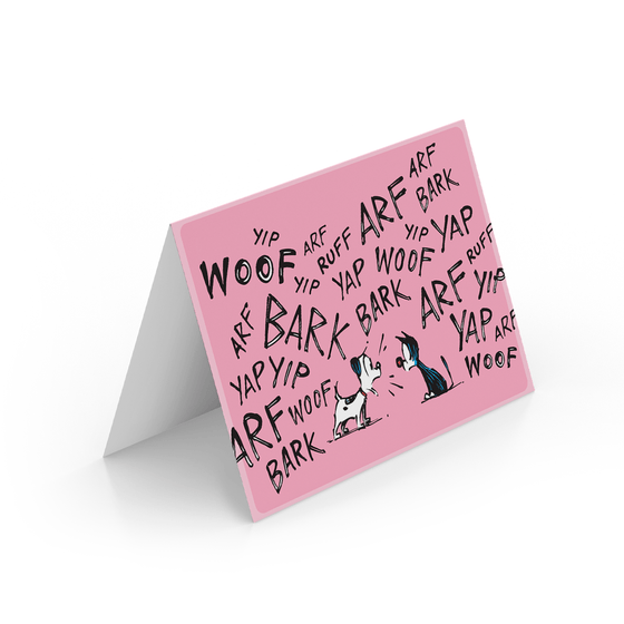 'I Woof You' Greeting Card
