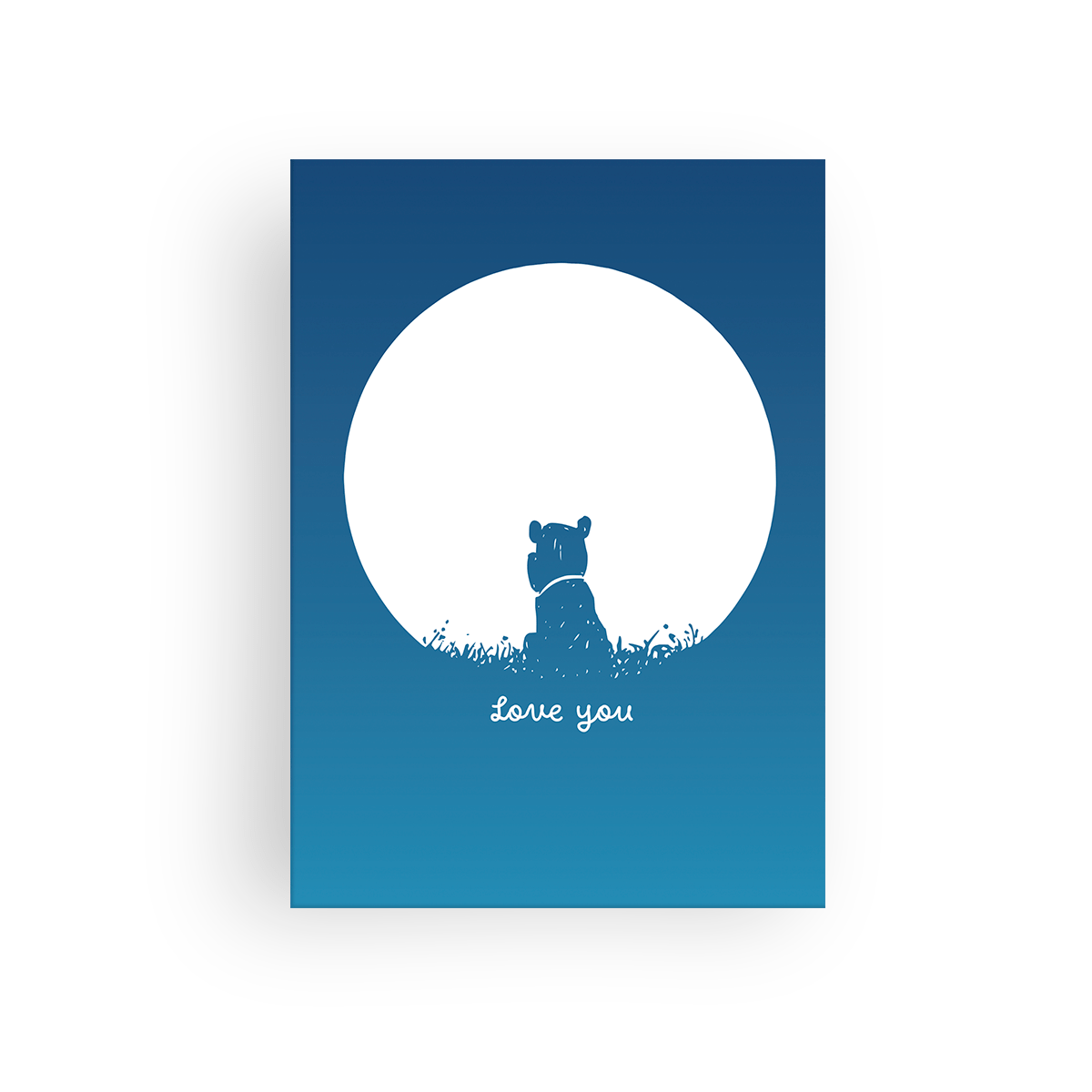 'To the Moon and Back' Greeting Card