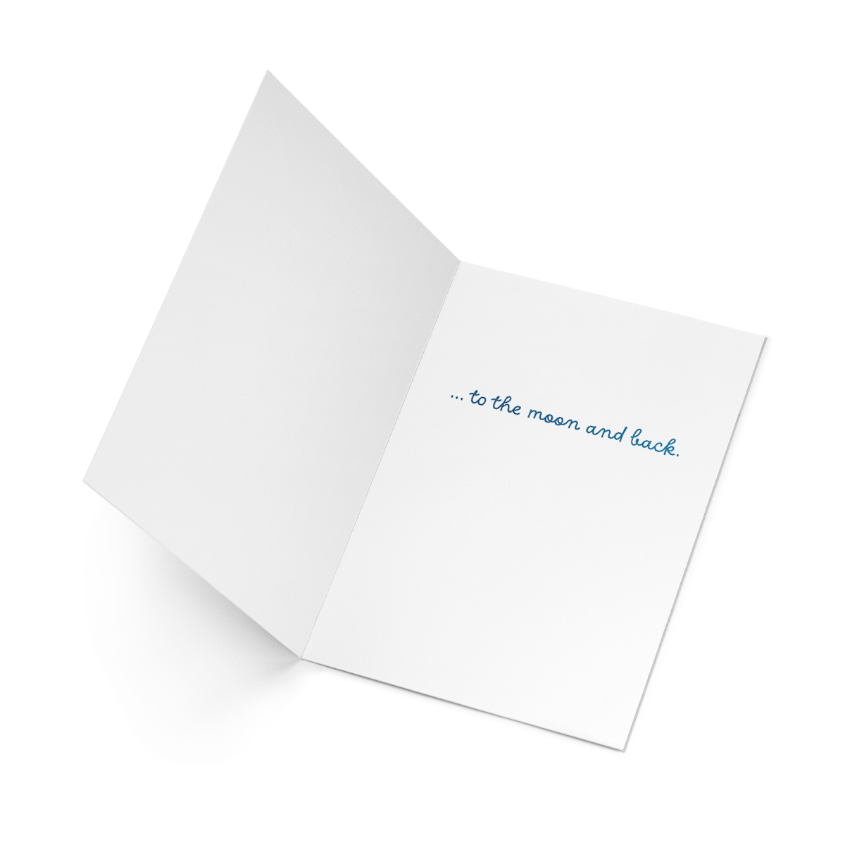 'To the Moon and Back' Greeting Card
