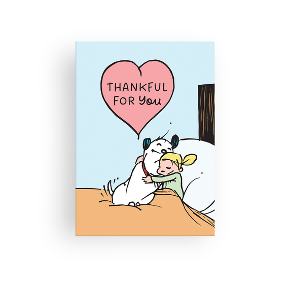 'Thankful for You' Greeting Card