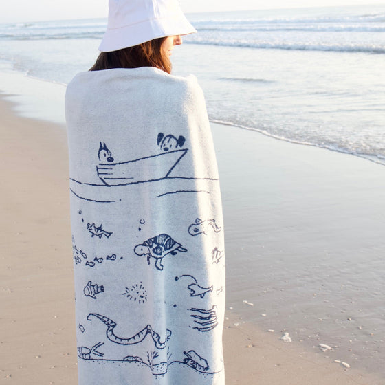 'Beyond the Shore' Beach Towel