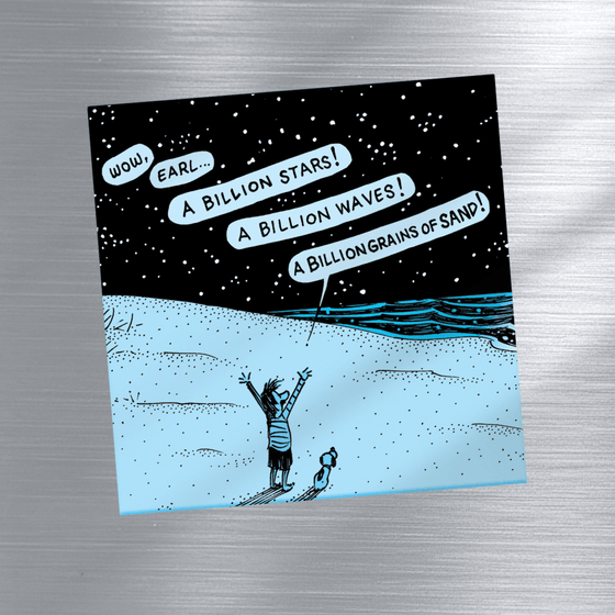 'A Billion Stars' Magnet - MUTTS