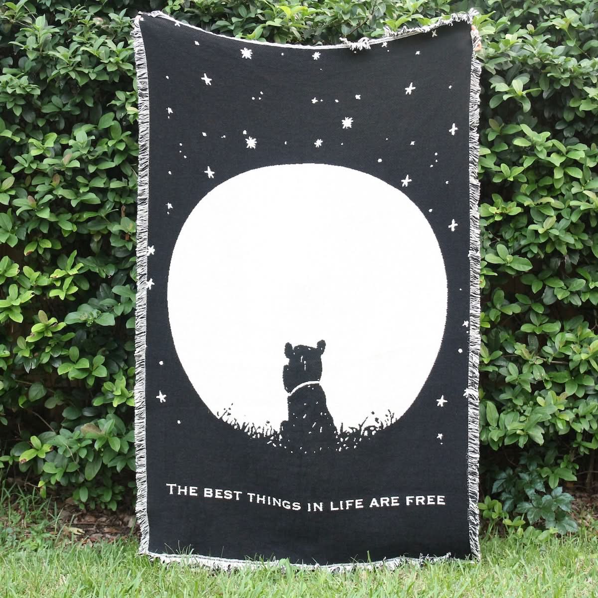 'The Best Things' Decorative Blanket