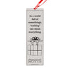 'Gift of Everything' Metal Bookmark - MUTTS