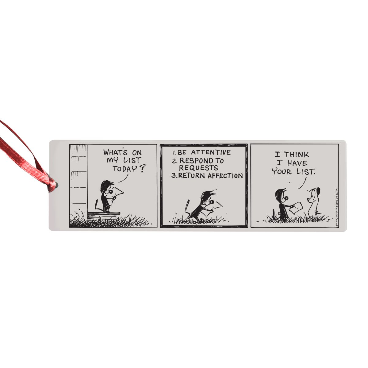 'Your List' Bookmark - MUTTS