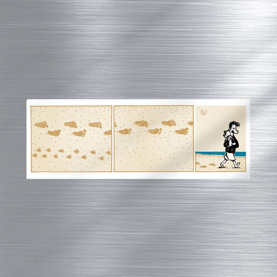 'Trust Each Footprint' Magnet - MUTTS