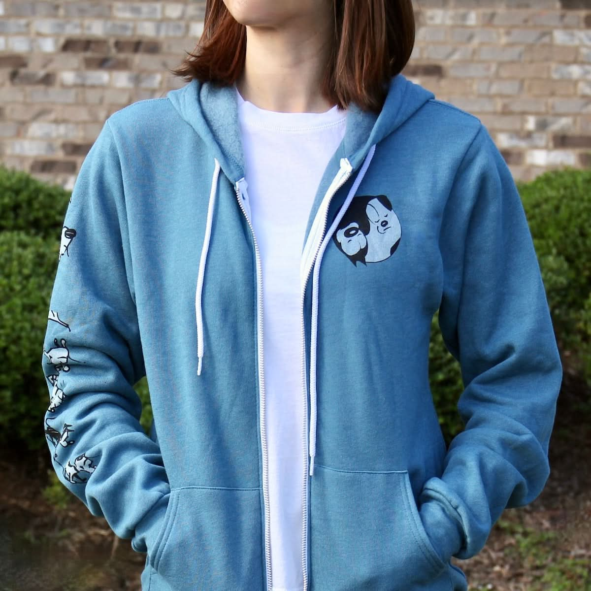 'Walking with MUTTS' Classic Zip Hoodie