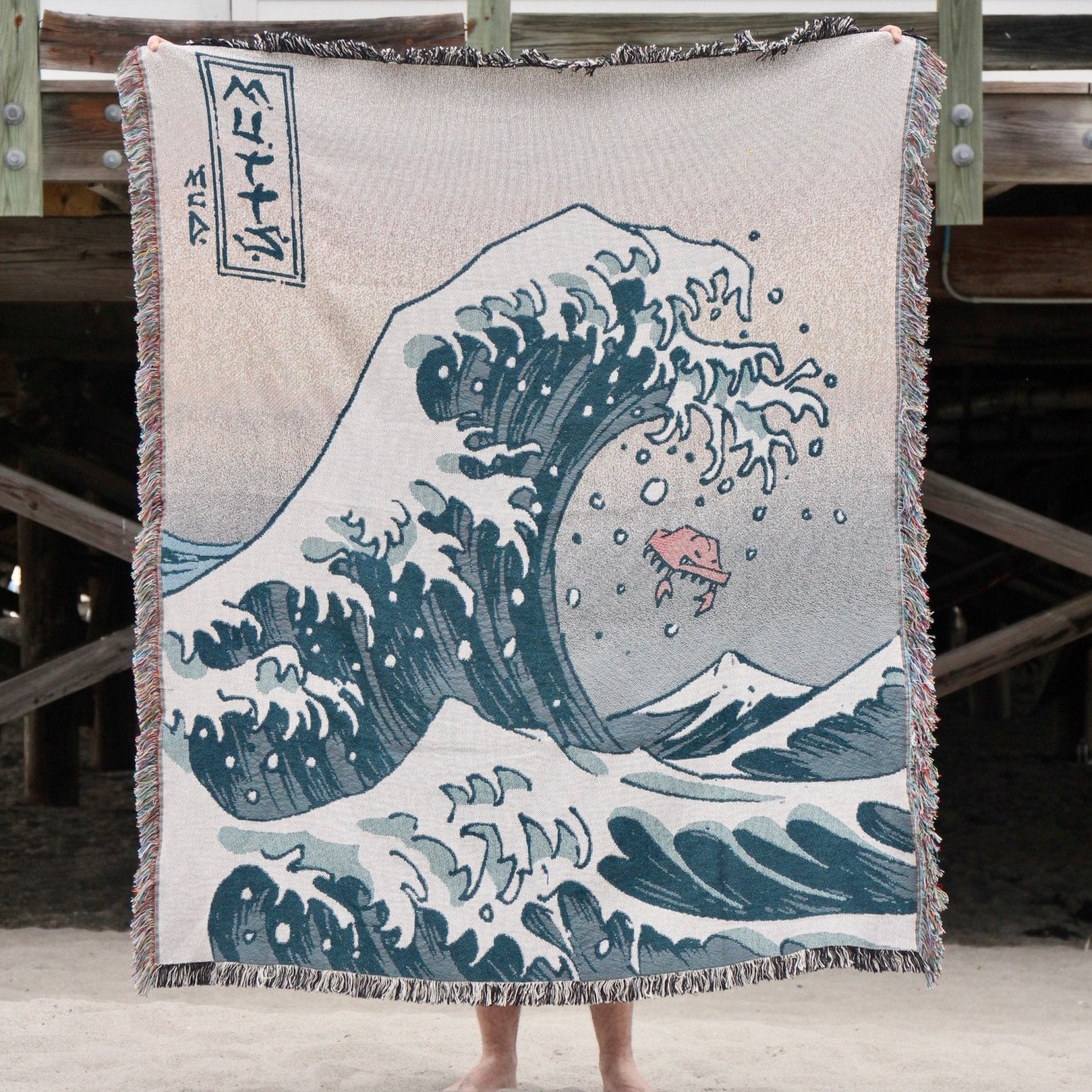'Crabby Under the Wave' Decorative Blanket - MUTTS